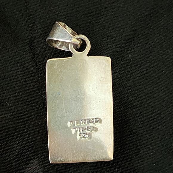 Silpada Pendant Womens 925 Silver Azurite Malachite Boho Festival Vintage Style - Picture 2 of 6